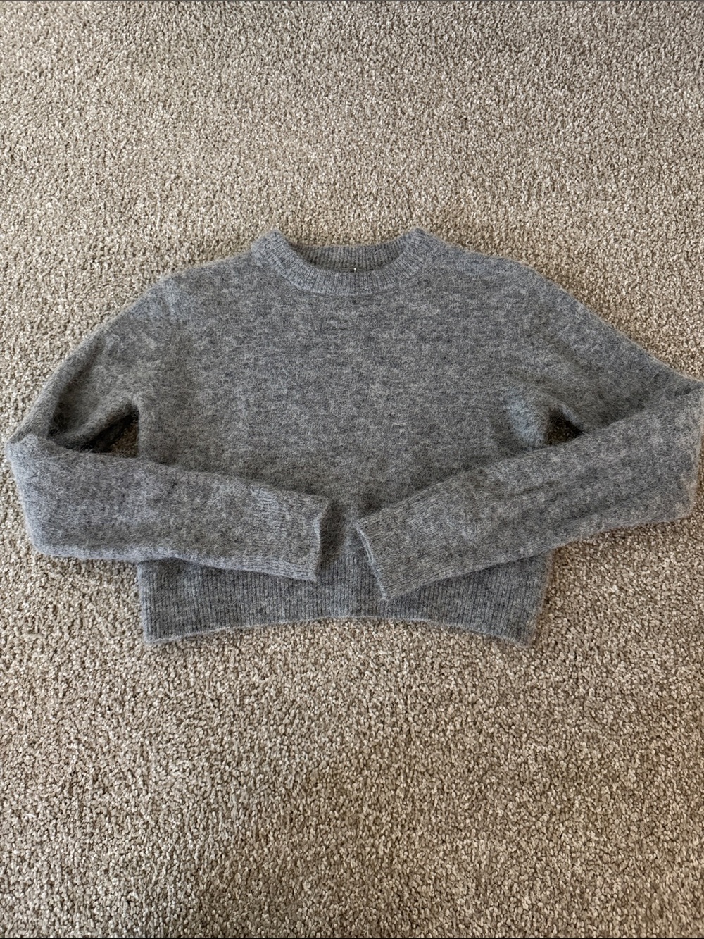 lululemon athletica Heather Gray Crewneck Sweater
